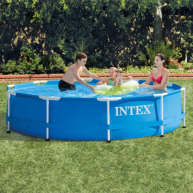 Piscina desmontable redonda Metal Frame Intex 305x76 cm + depuradora