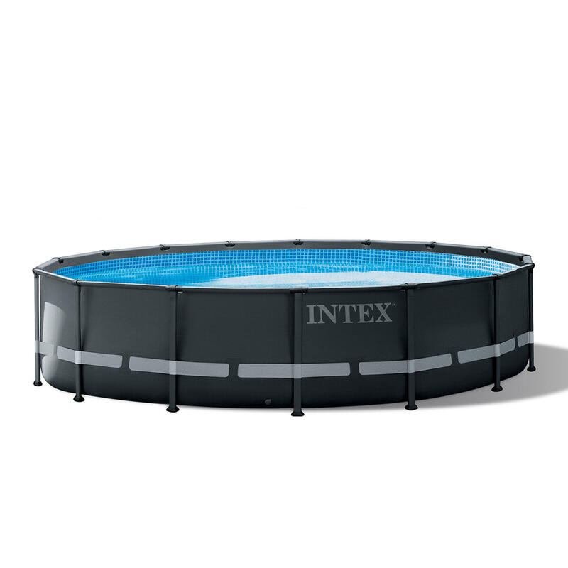 Piscina elevada redonda Intex Ultra XTR Frame 488x122 cm com bomba