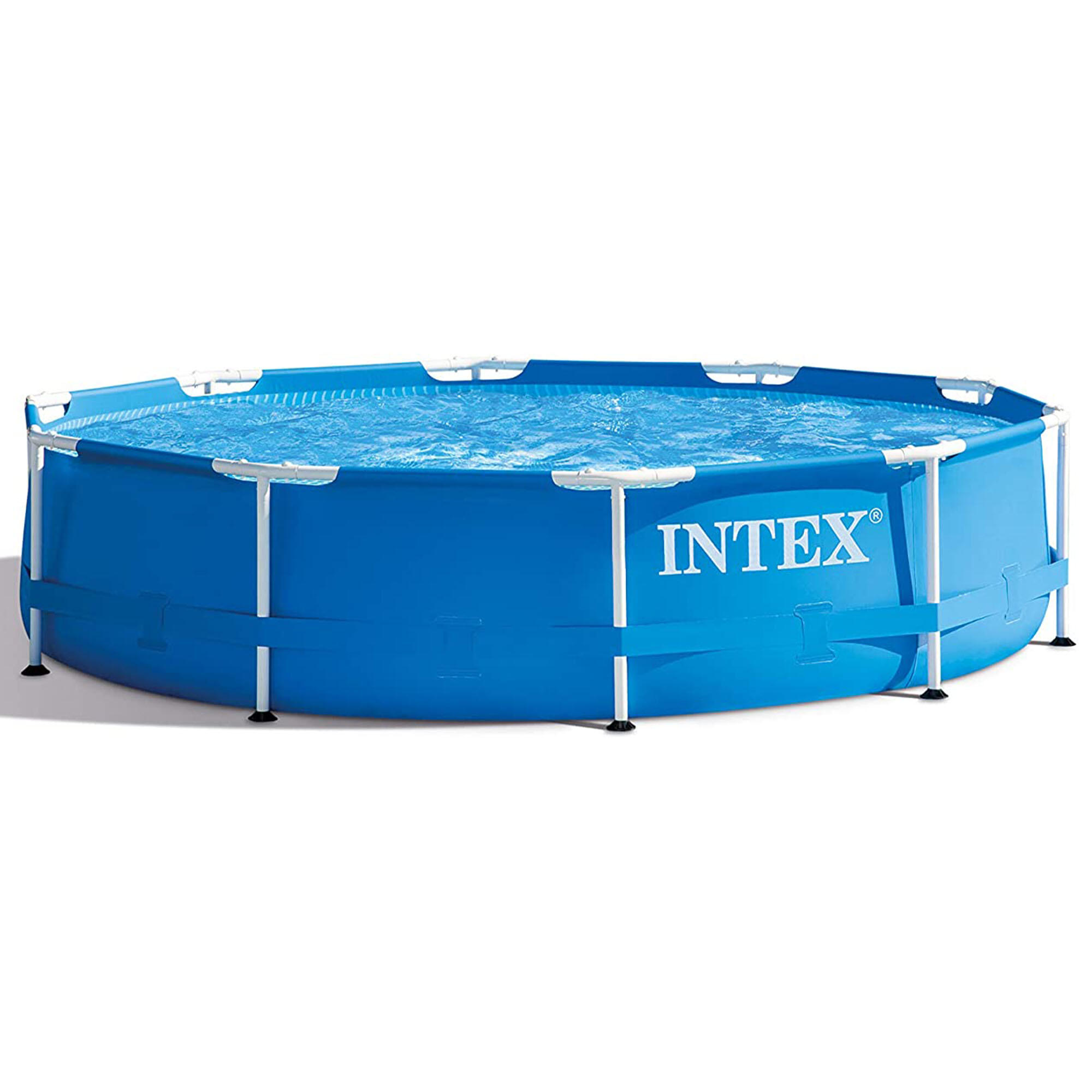 Piscina desmontable redonda Metal Frame Intex 305x76 cm + depuradora 1/6