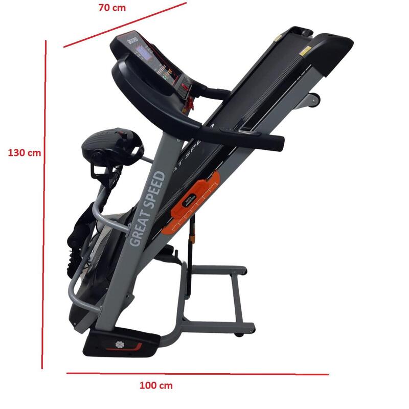 Passadeira de Corrida Dobrável Multi GYM -  inclinação automática