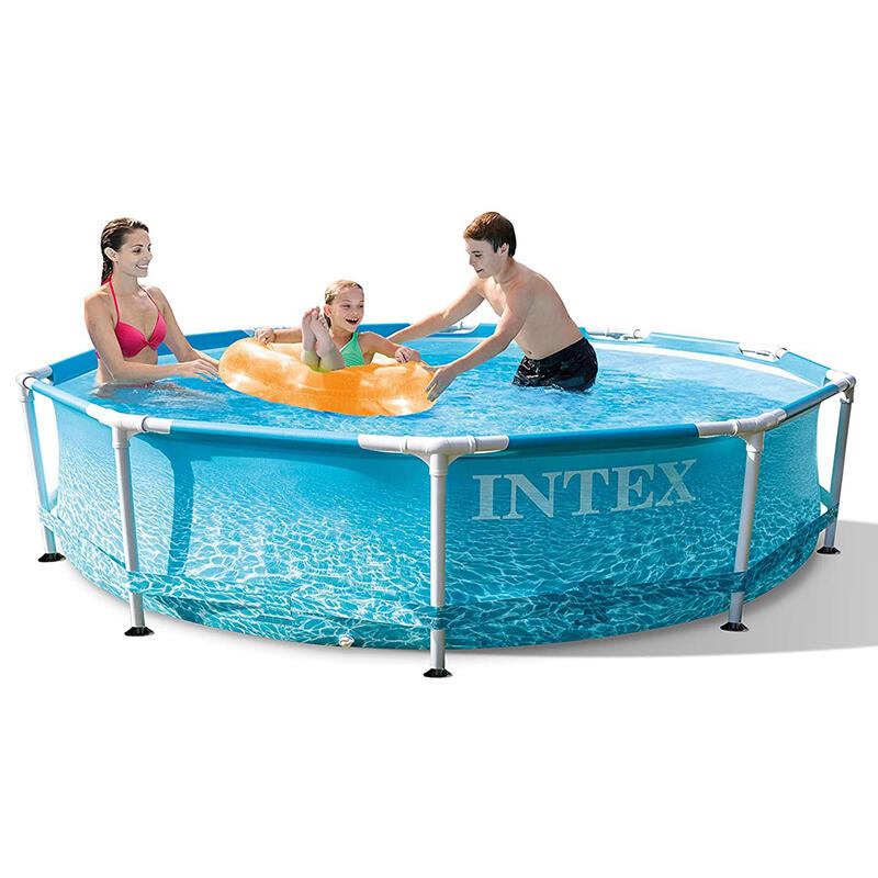 Intex 28208NP - Piscina Metal Frame Beachside, Pompa Filtro, 305x76cm