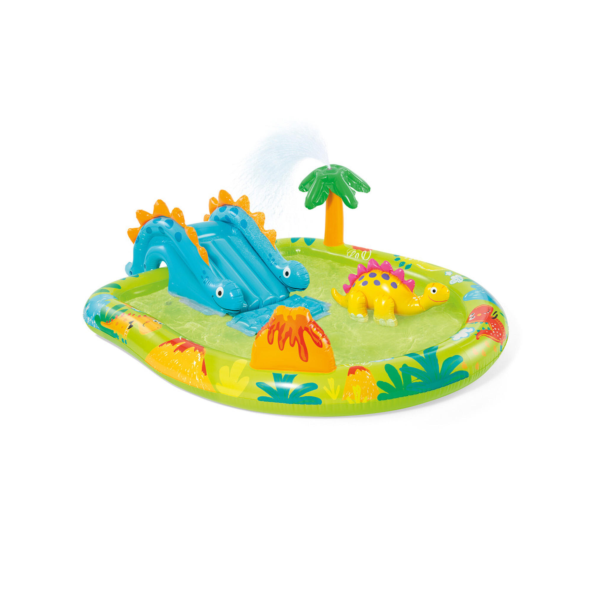 Piscina para crianças aquáticos dinosaur play center intex