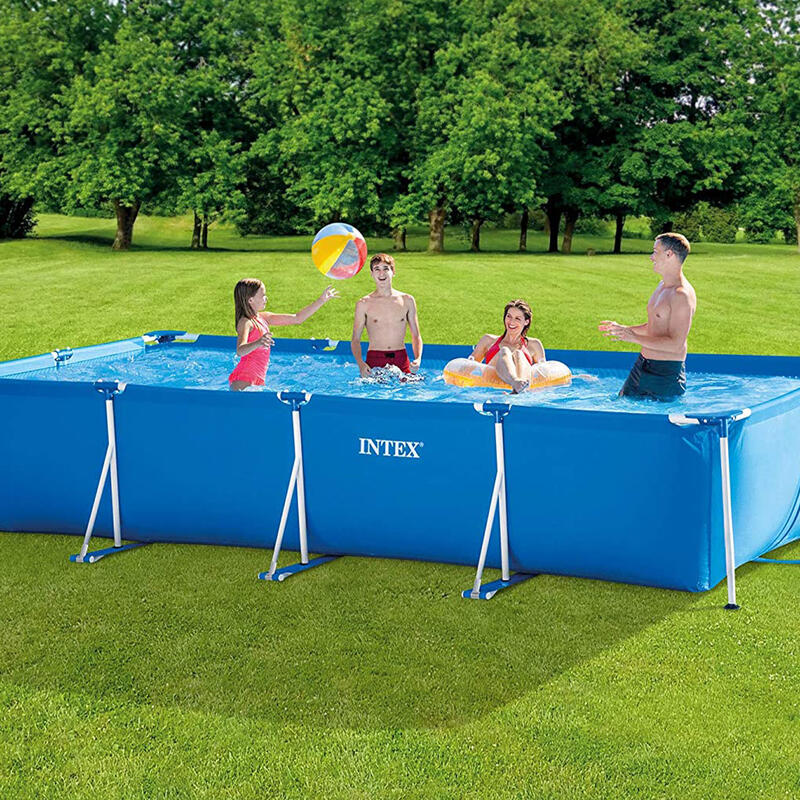 Intex 28274NP - Piscina Small Frame rettangolare, Pompa Filtro, 450x220x84 cm