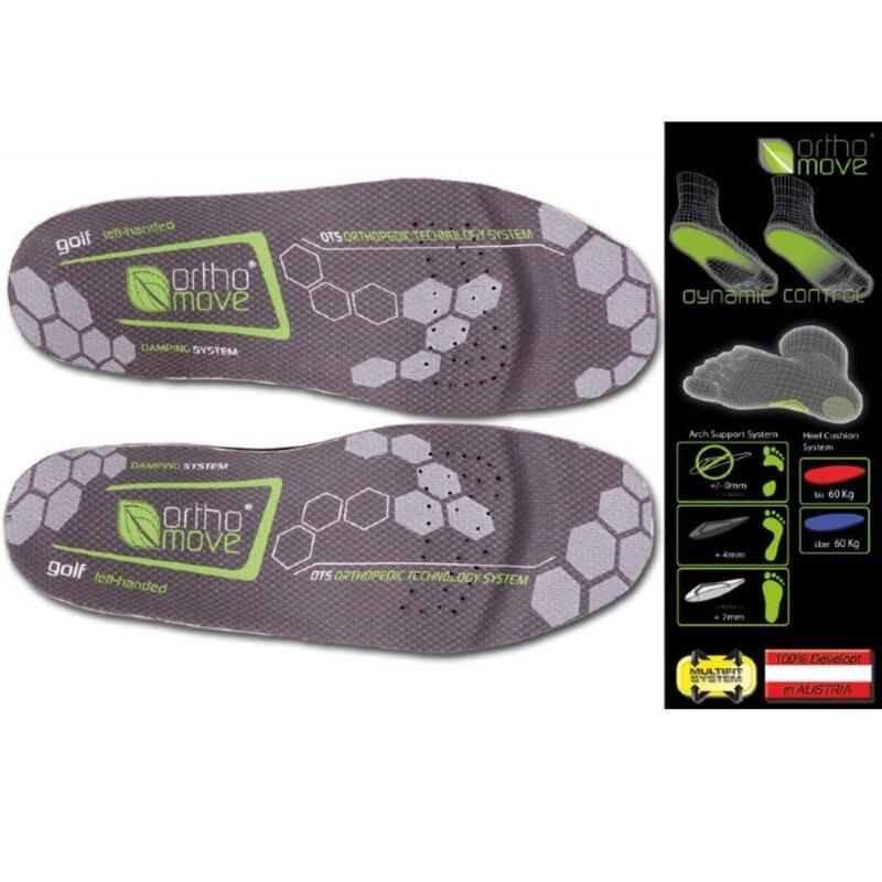 Golf Silver Adult Golf Insole (for Left Hander) Black