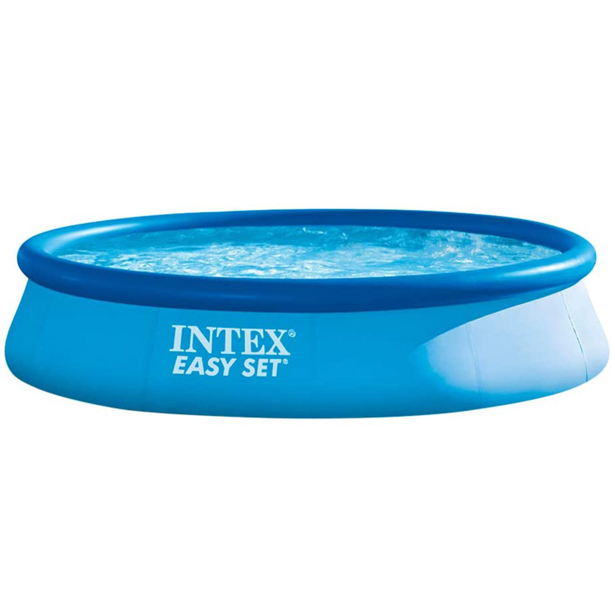INTEX Intex 28142NP - Piscina Easy Set rotonda, Pompa Filtro, 396x84 cm