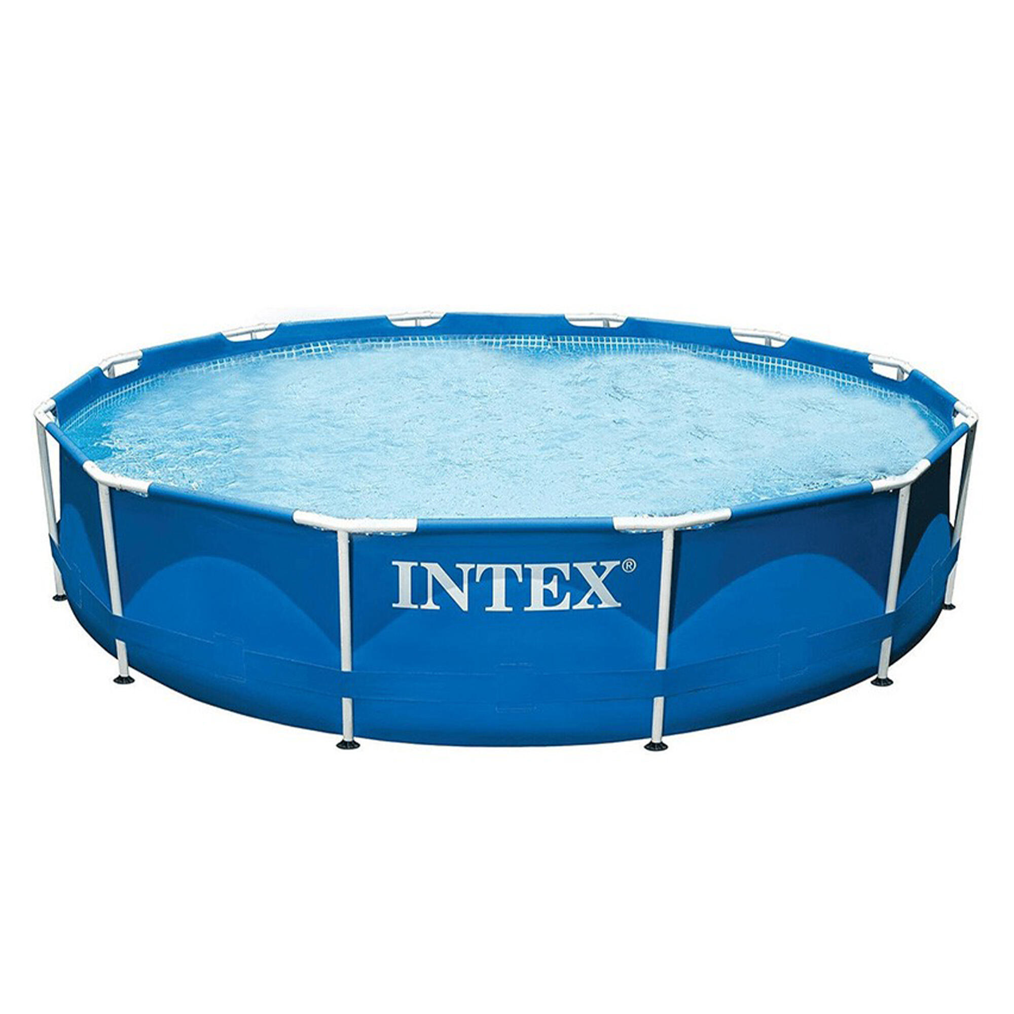 Piscina redonda metal frame Intex 366x76 cm 6503 litros + bomba