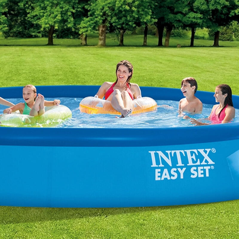 Piscina gonflabila 9in1, INTEX 28142, rotunda, 396x84 cm