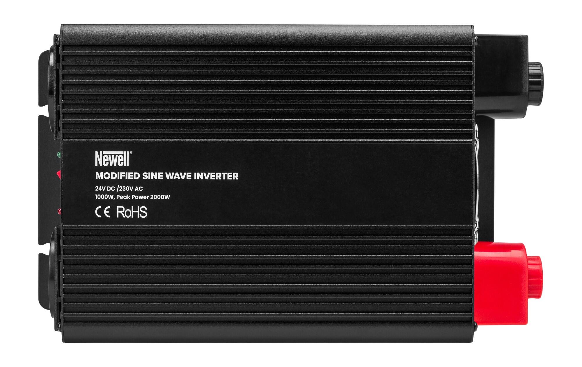 Przetwornica napięcia Newell z modyfikowaną sinusoidą - 24V/230V 1000W 2/7
