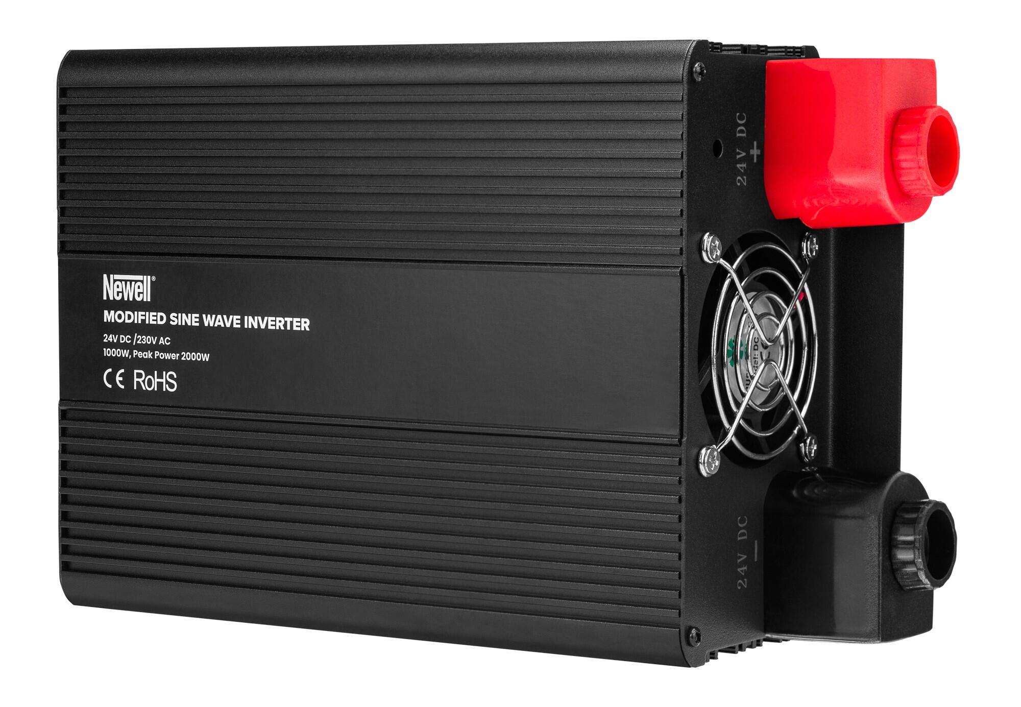 Przetwornica napięcia Newell z modyfikowaną sinusoidą - 24V/230V 1000W