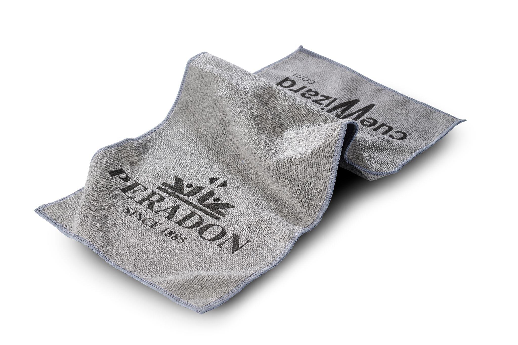 PERADON GREY MICROFIBRE SNOOKER/POOL CUE TOWEL 2/2