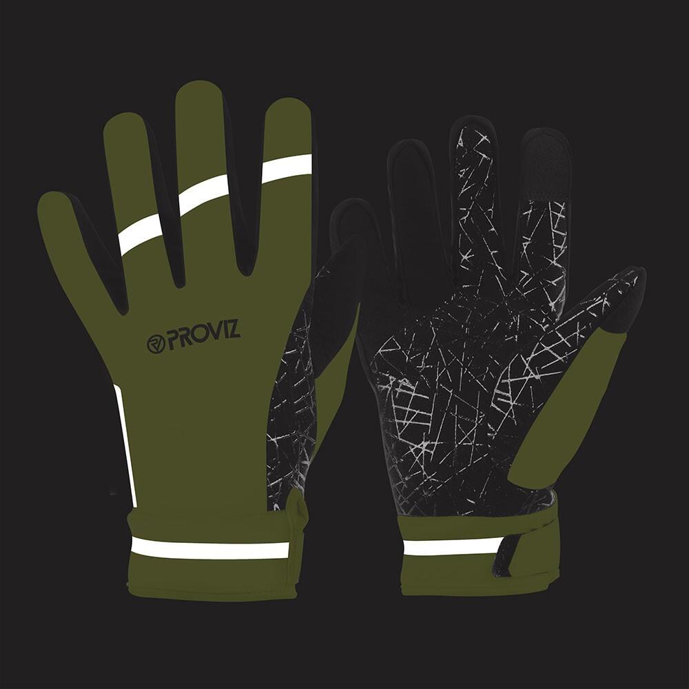 GANTS VISIO Gants vélo fluos / réfléchissants- XL - Jaune 4/5