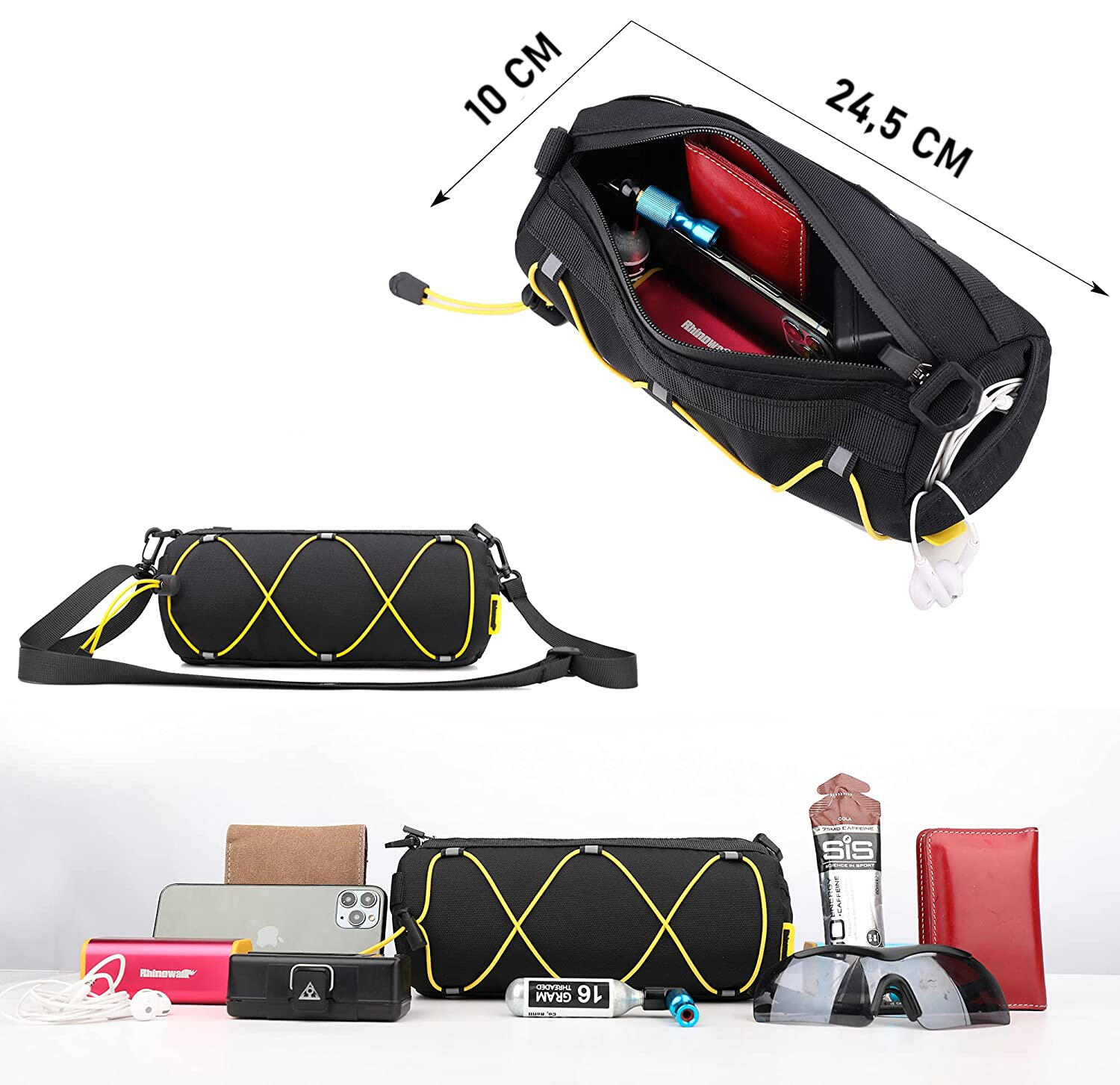 Sakwa rowerowa na kierownicę Rhinowalk RK9103 5/5