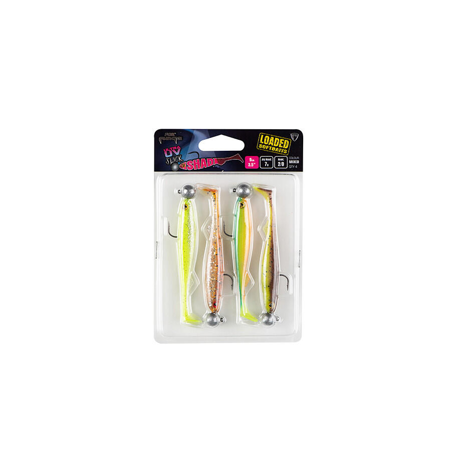 Fox Rage - Lot De 4 Leurres Fox Rage Shad Loaded Ultra Uv – 7g - Leurre Souple - Multicolore - Taille Unique - Decathlon