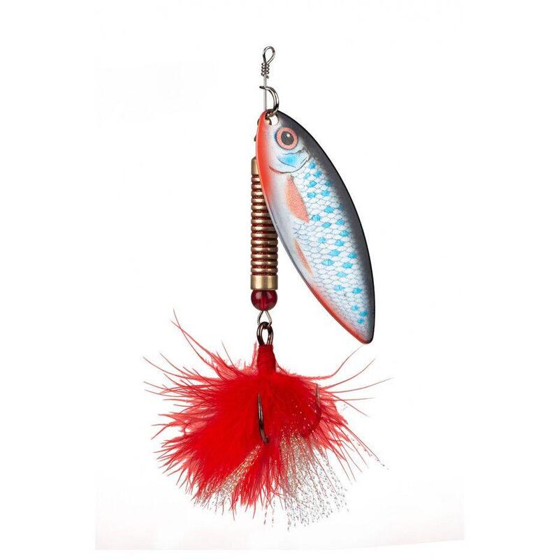 Cuiller Tournante Fox Rage Ultra UV Spinners n°6 (Roach)