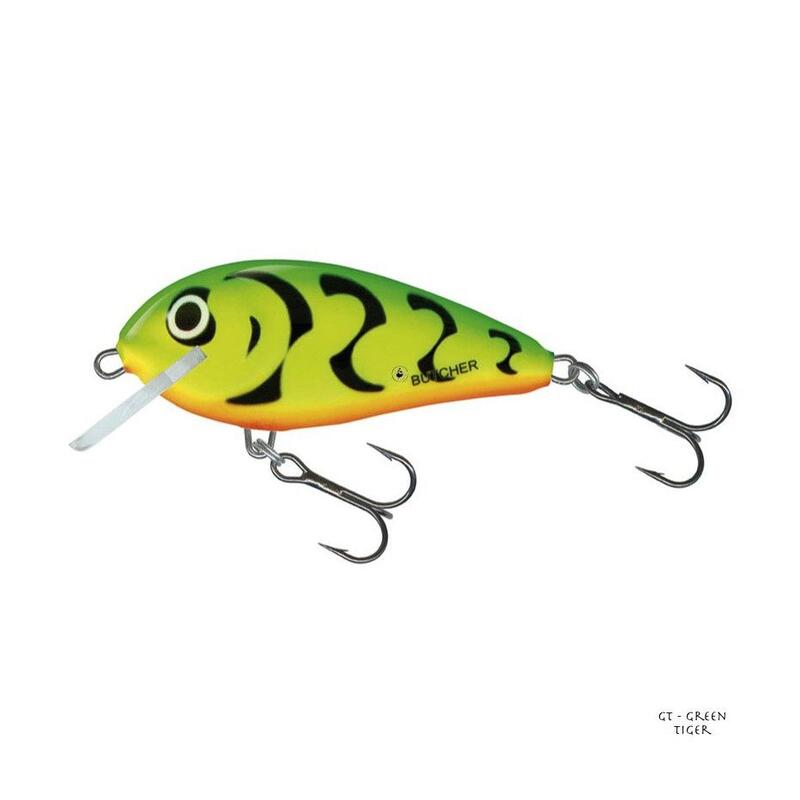 Poisson Nageur Salmo Butcher Floating 5cm (GT - Green Tiger)