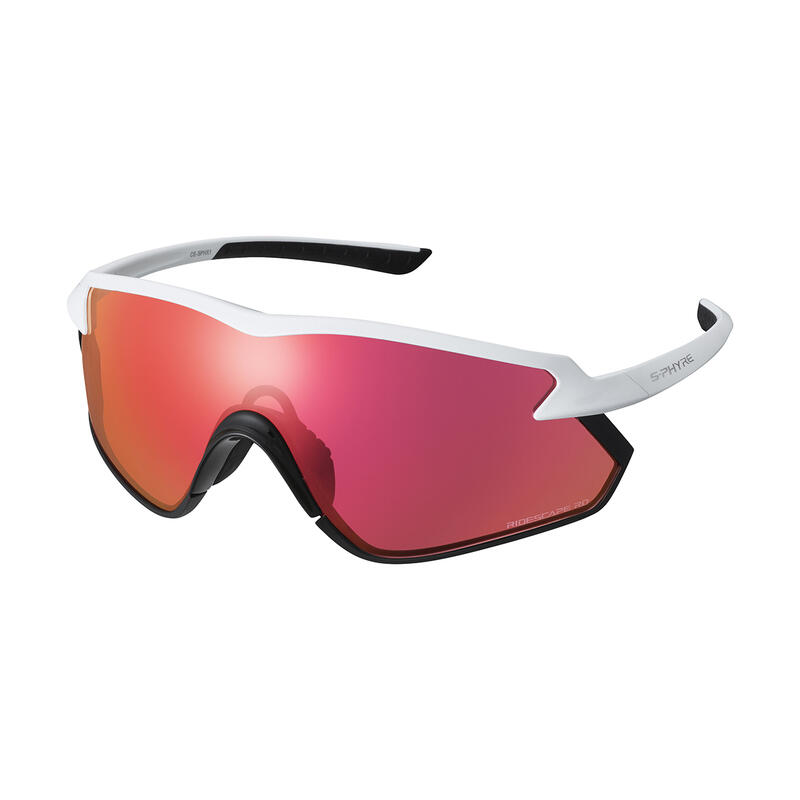 Gafas Ciclismo Shimano Eyewear Sphyre X White w/ Ridescape Road