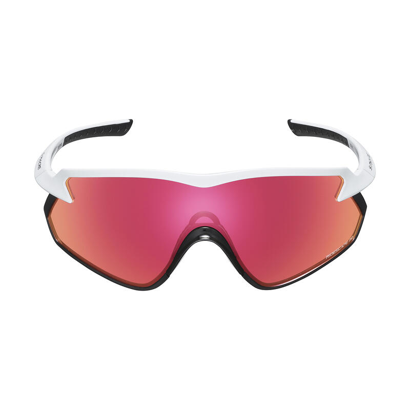 Shimano Eyewear Sphhyre White avec des lunettes de cyclisme à écran 2/3