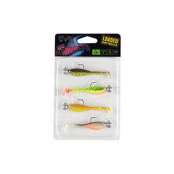 Lot de 4 leurres Fox Rage Mini Fry Loaded Ultra UV
