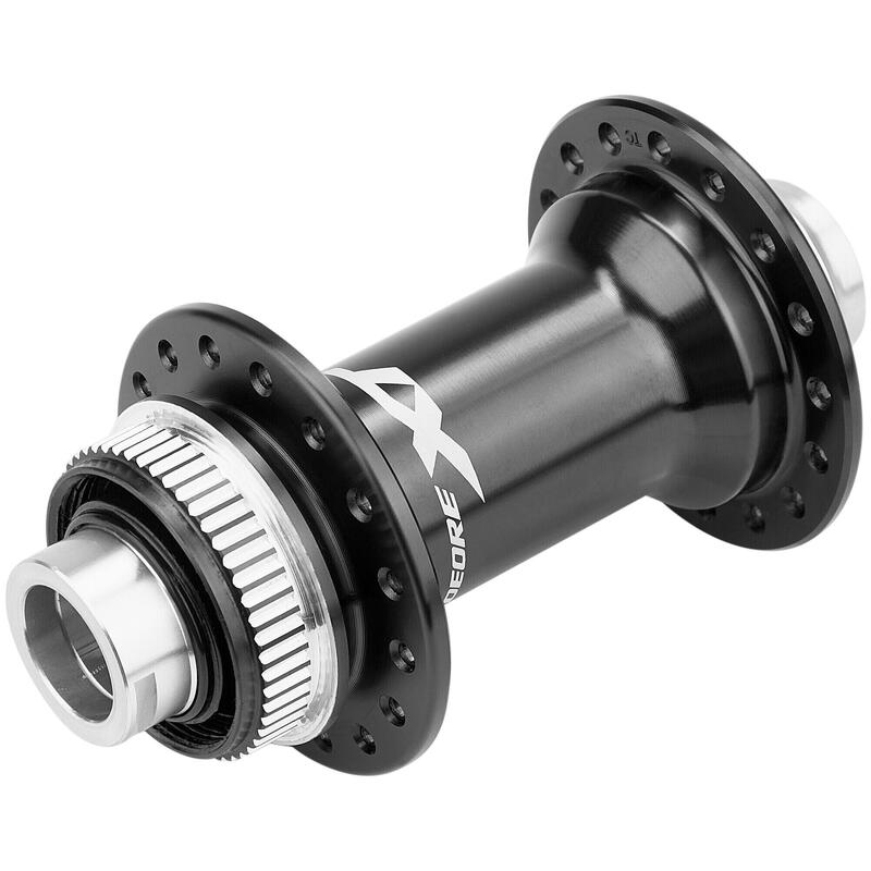 Cubo do travão de disco dianteiro com bloqueio central 28h Shimano Deore XT HB