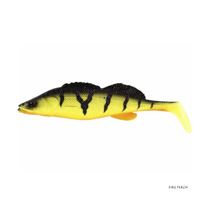 Leurre Souple Westin Zander Teez Shadtail (8,5cm - Fire Perch)