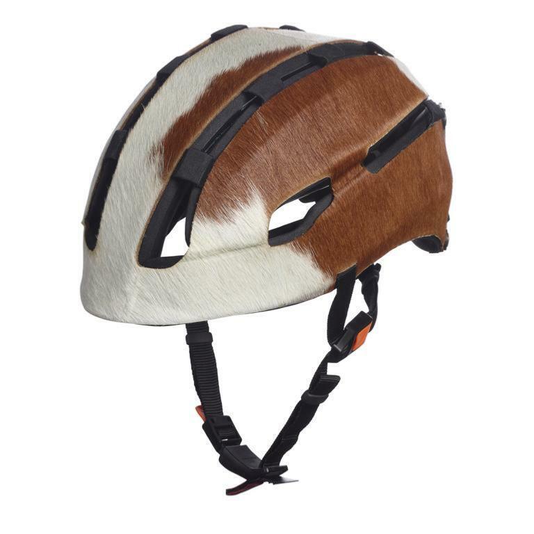 Casco da bicicletta in pelle Hedkayse Zulu Cow