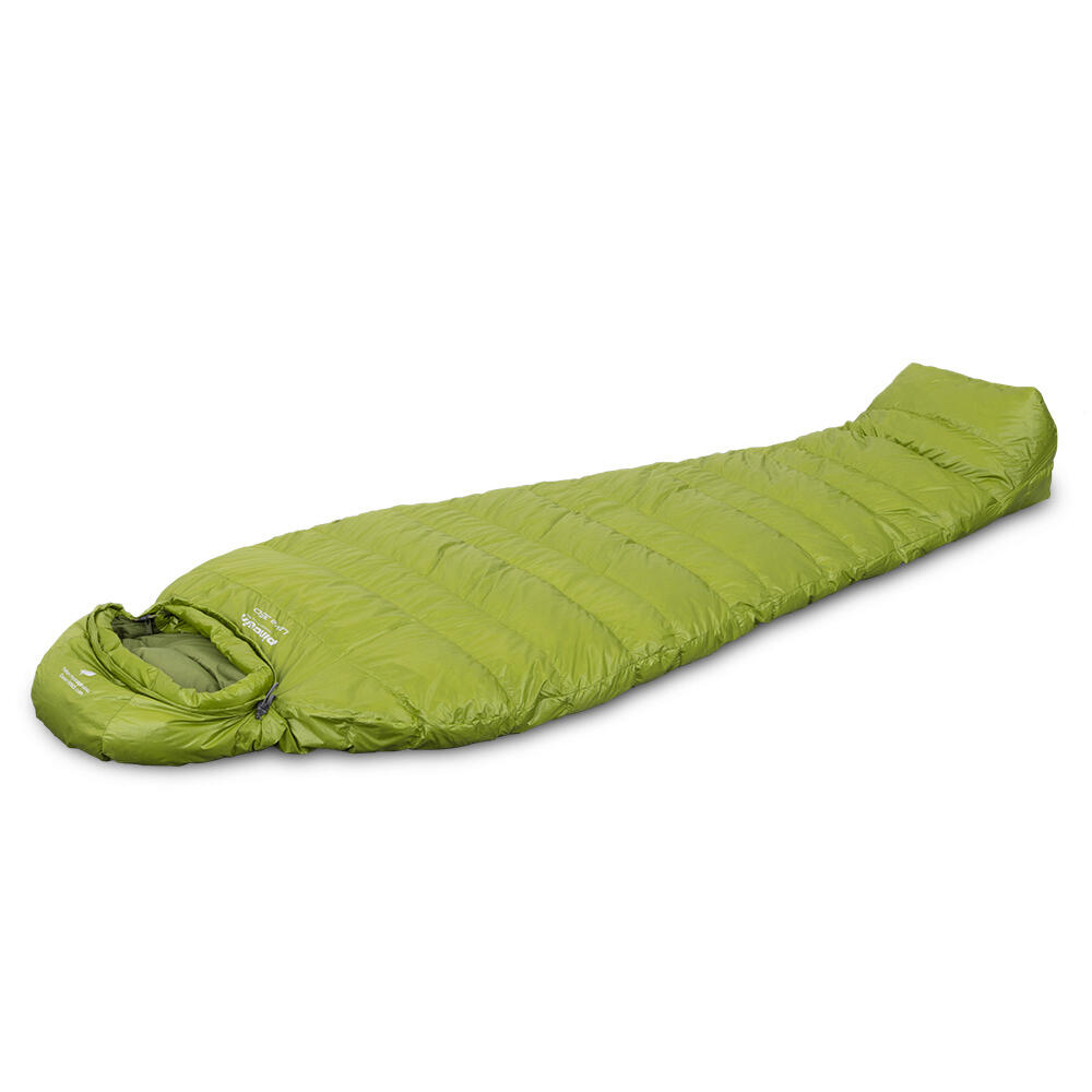 Śpiwór turystyczny puchowy Pinguin LAVA 350 green lewy 2/7