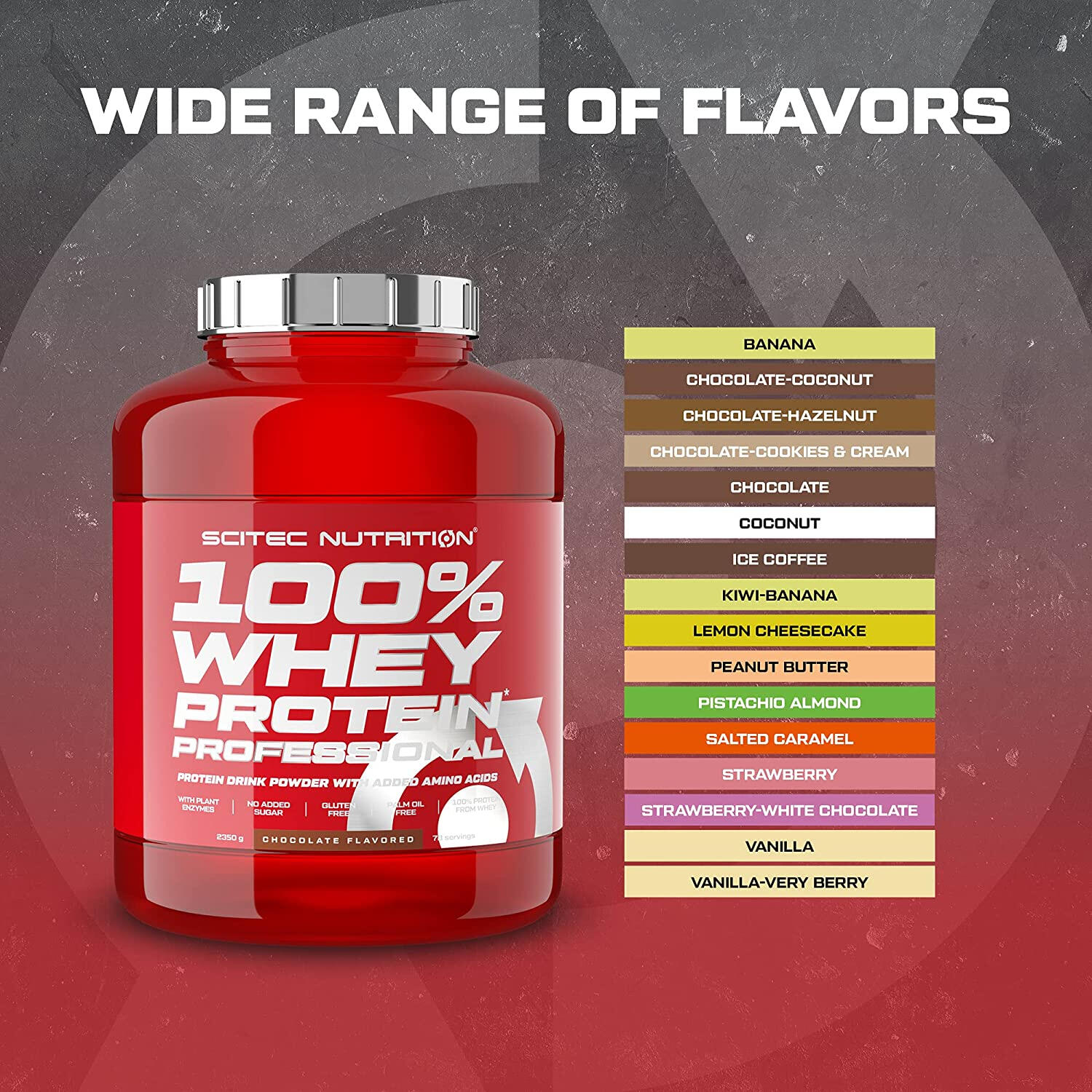 100% Whey Protein Professional - 2350g Lemon Cheesecake Scitec Nutrition 4/6