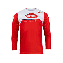 Maillot Kenny Track Raw Rouge