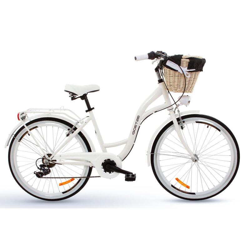 Rower miejski GOETZE Mood 26 6B Shimano kosz GOETZE Decathlon