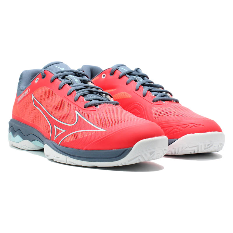 Chaussures de tennis femmes Mizuno Wave Exceed Light AC Fierry Coral 2