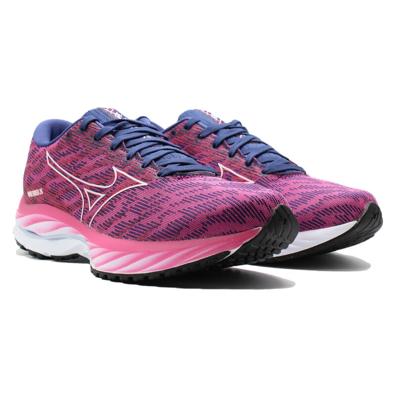 Chaussure De Sport Mizuno Wave Rider 26 Fuchsia Femme