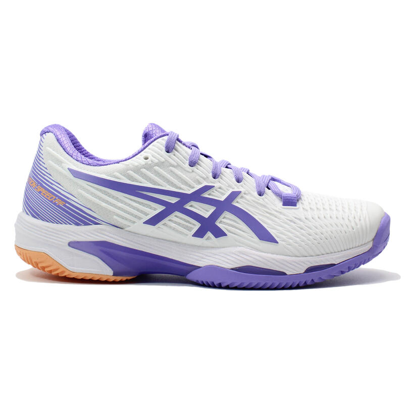 Scarpa da Tennis Donna Solution Speed FF 2 Clay Viola Bianco