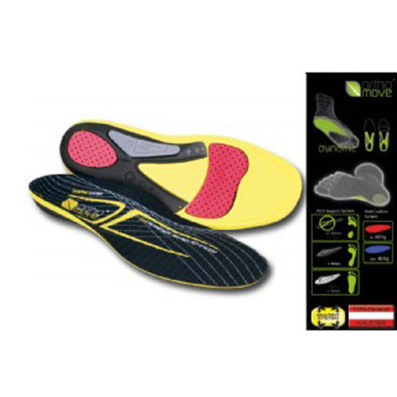 Adult Running Insoles - Black/Yellow