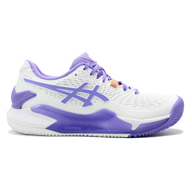 Scarpa da Tennis Donna Resolution 9 Clay Viola Bianco