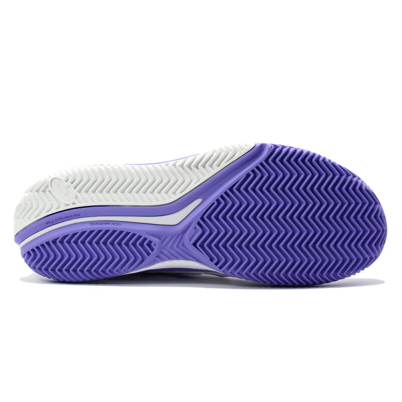 Sapatos De Mulher Asics Gel Resolution 9 Clay 1042a224-101 Brancos E Roxos