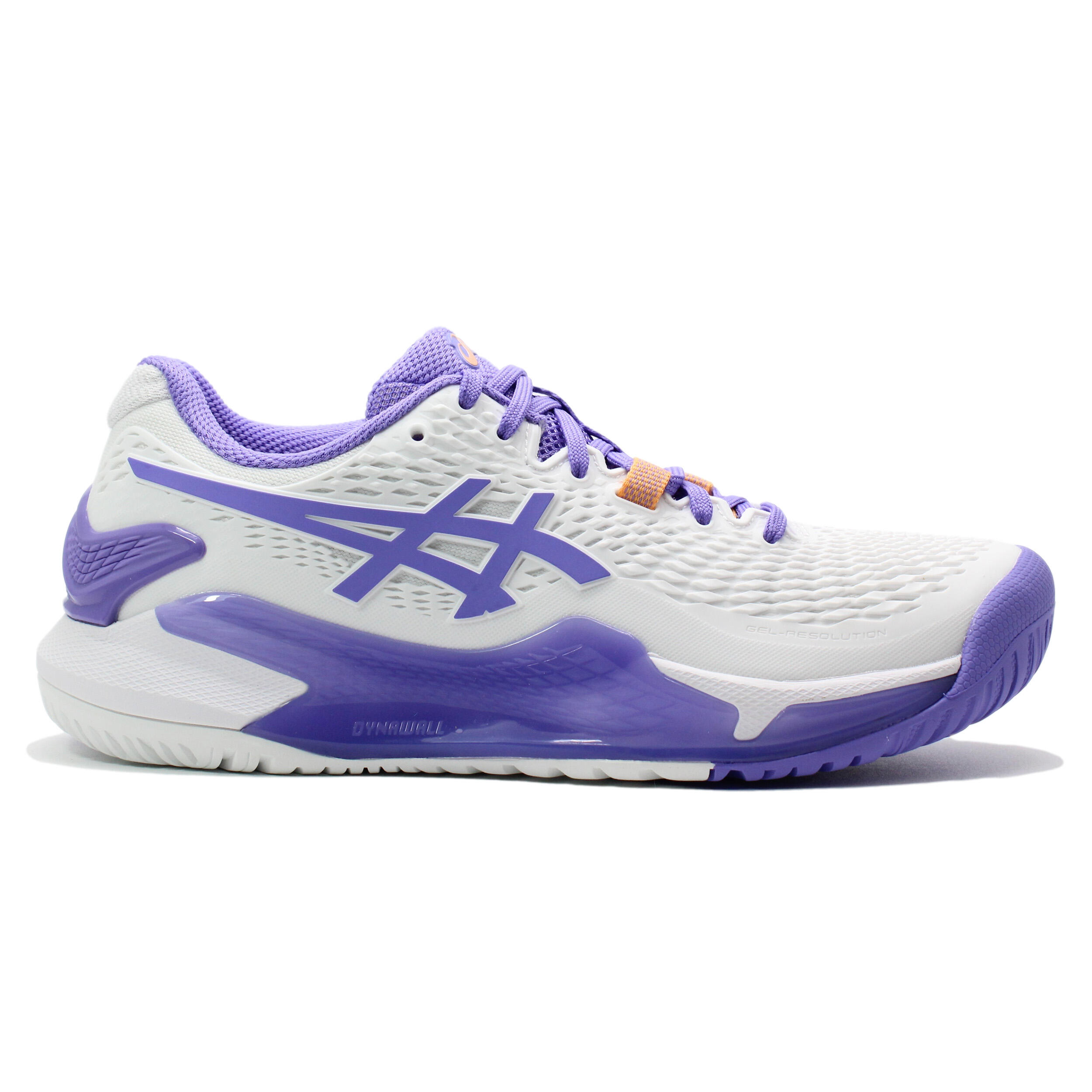 ASICS Women's White And Purple Asics Gel-resolution 9 1042a208-101 Shoes