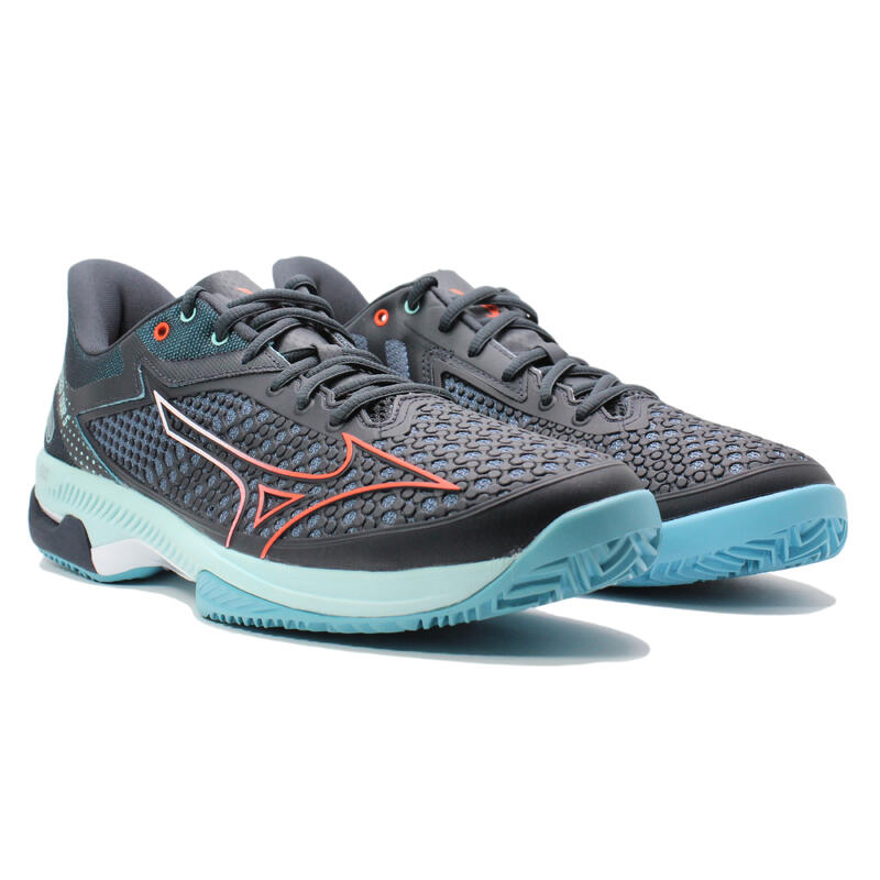 Scarpa da Tennis Uomo Exceed Tour 5 CC Tennis Turchese Blu