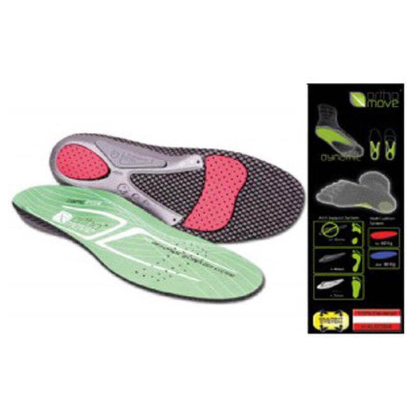 Motion Cool Adult Insole - Black/Green