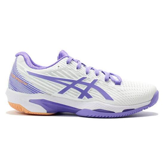 Chaussures Femme Asics Solution Speed Ff 2 1042a136-104 Blanc Et Violet