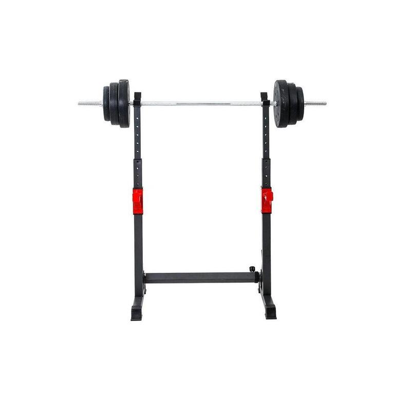 Rack Réglable Squat Noir Fitness Tech