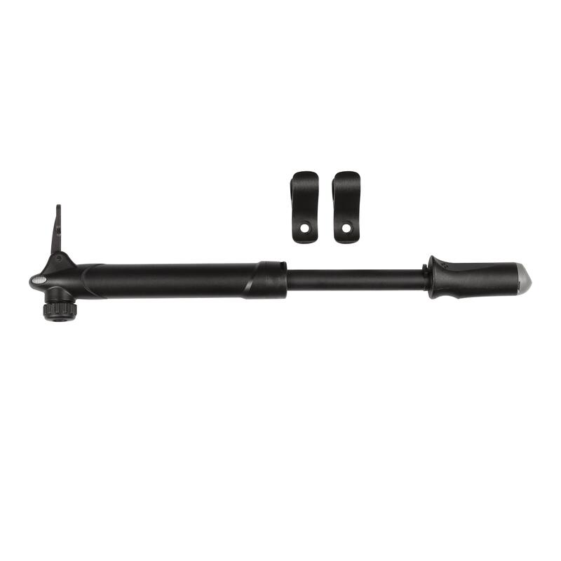 Bomba Manual de Bicicleta Portátil Plástica GIYO 26 cm Preta
