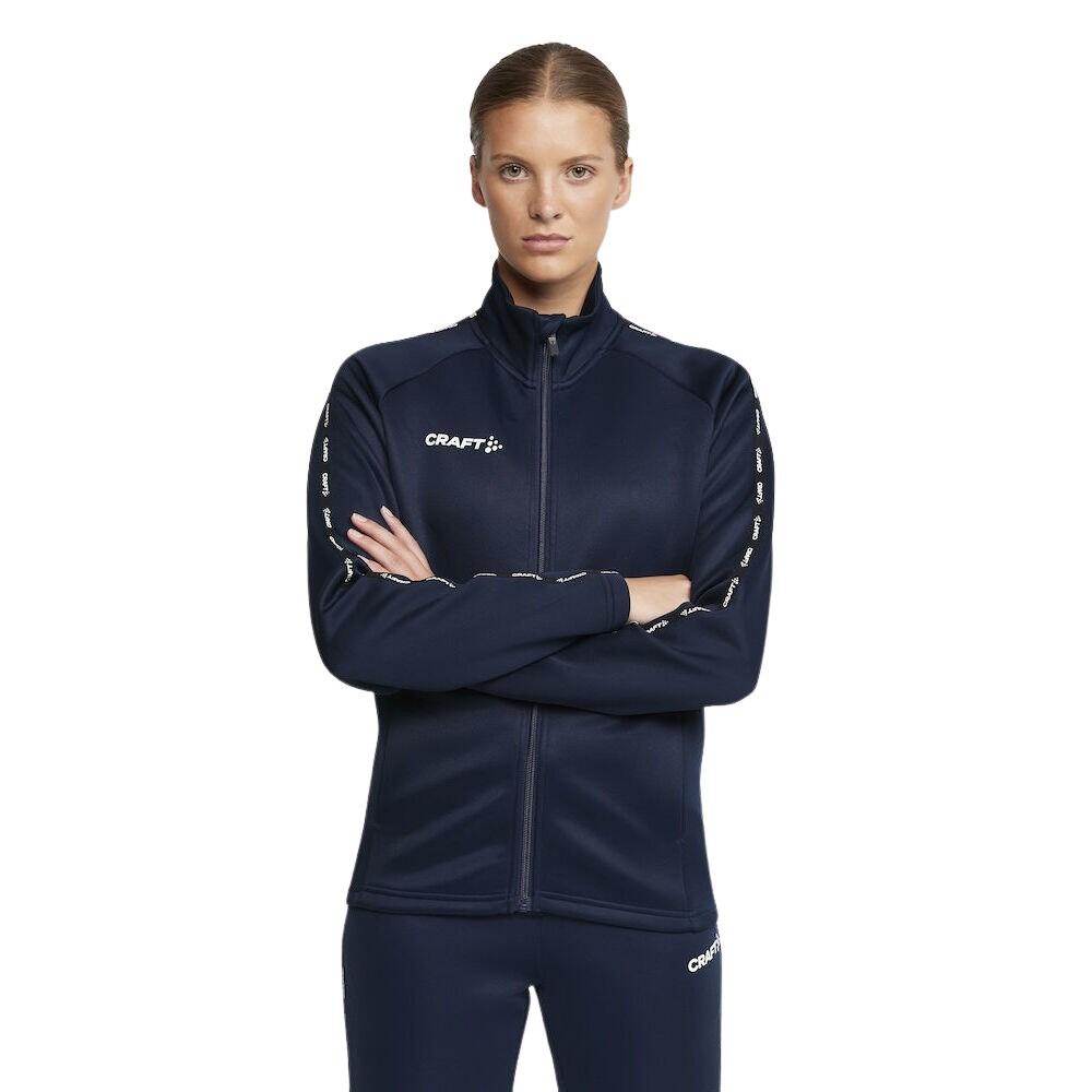 Craft - Veste De Survêtement Full Zip Femme Craft Squad 2.0 - Veste - Bleu - 48 Xl - Decathlon