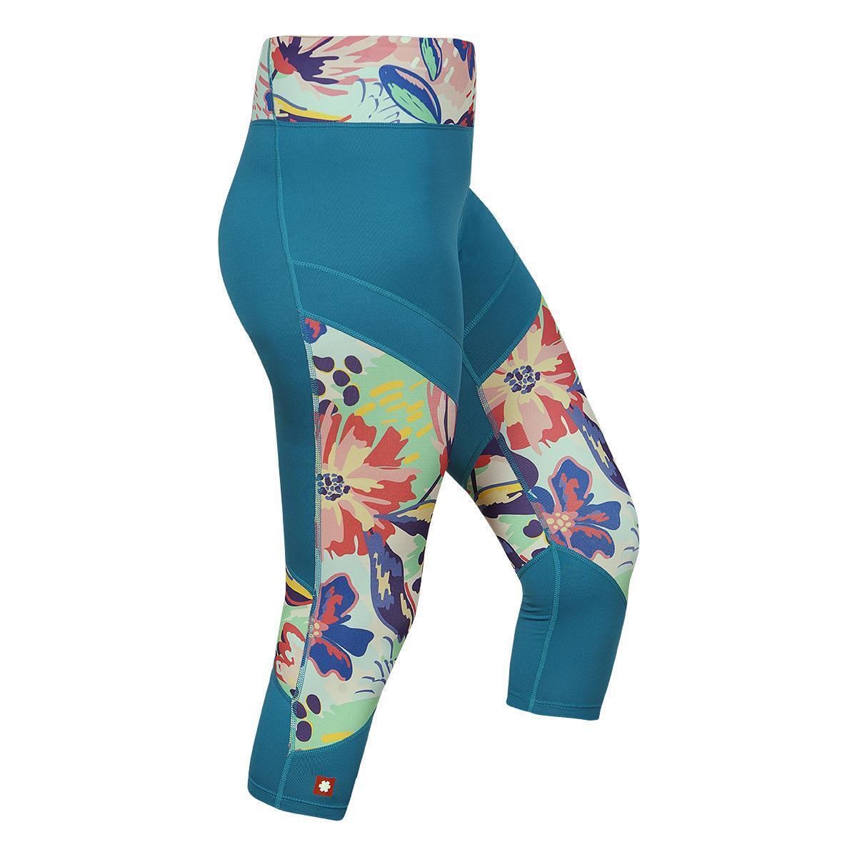 Mallas leggings mujer Ocun Rhea 3/4 bleu 3/5