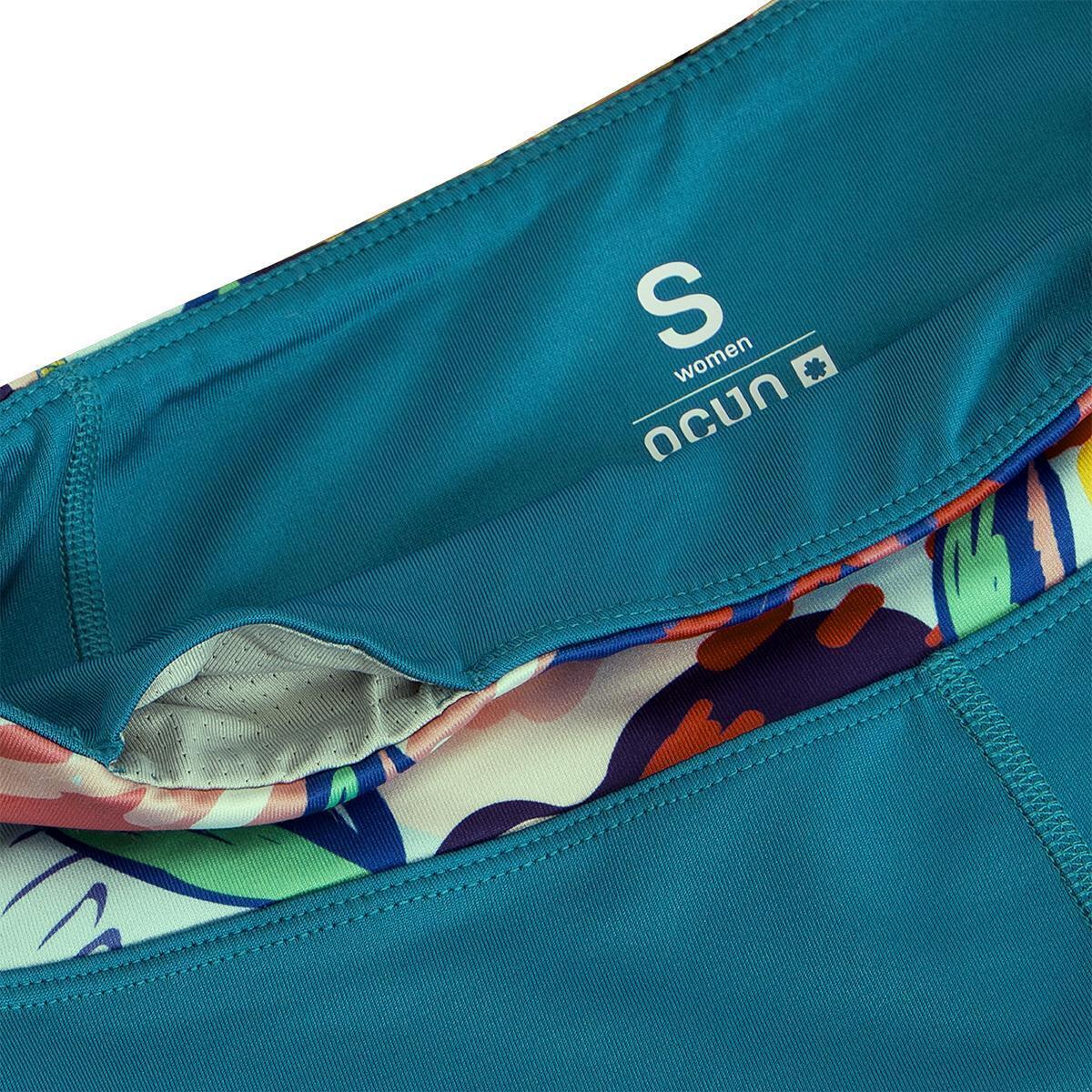 Mallas leggings mujer Ocun Rhea 3/4 bleu 5/5