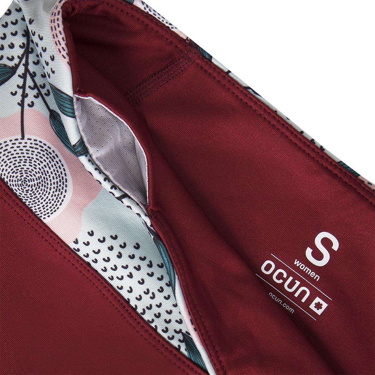Legging femme Ocun Rhea 3/4 wine 5/7