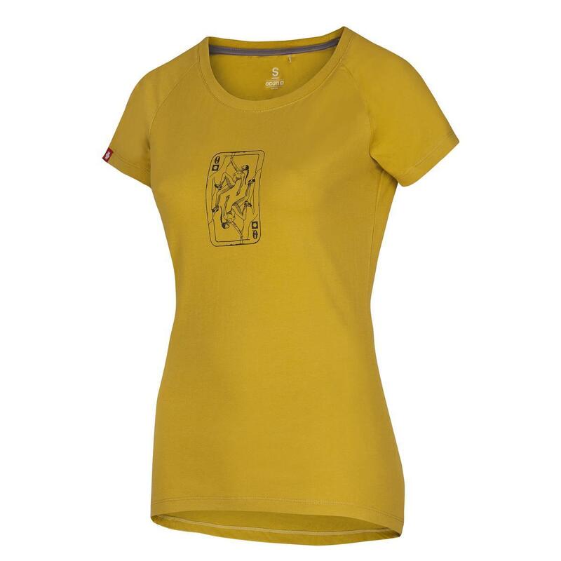 Dames-T-shirt Ocun Raglan T yellow