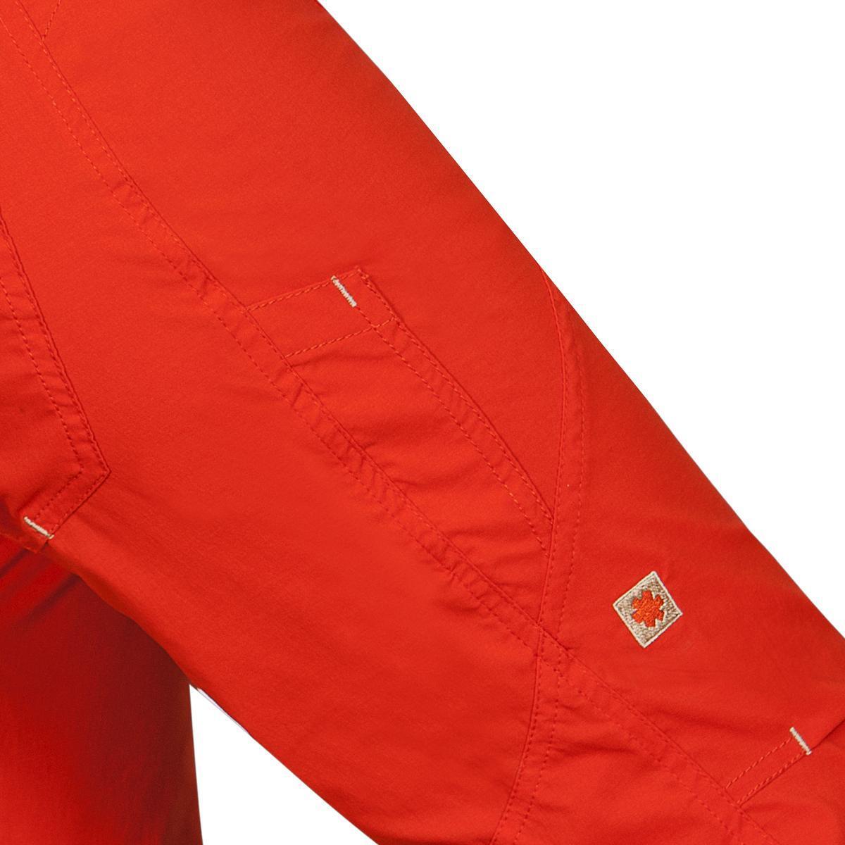 Pantalón corto de mujer Ocun Noya orange 2/7