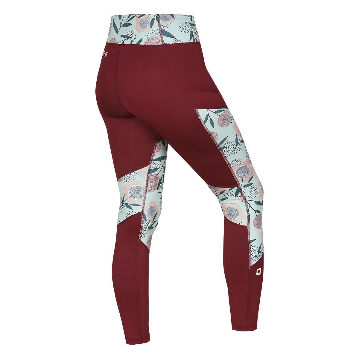 Dámské legíny Ocun Rhea wine 2/7