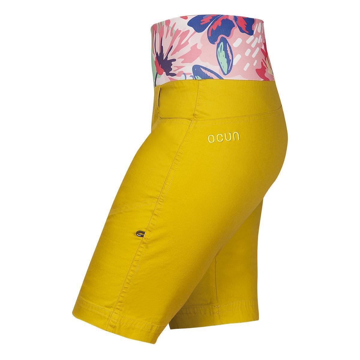 Short femme Ocun Sansa yellow 4/7