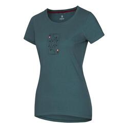 Dames-T-shirt Ocun Classic T petrol